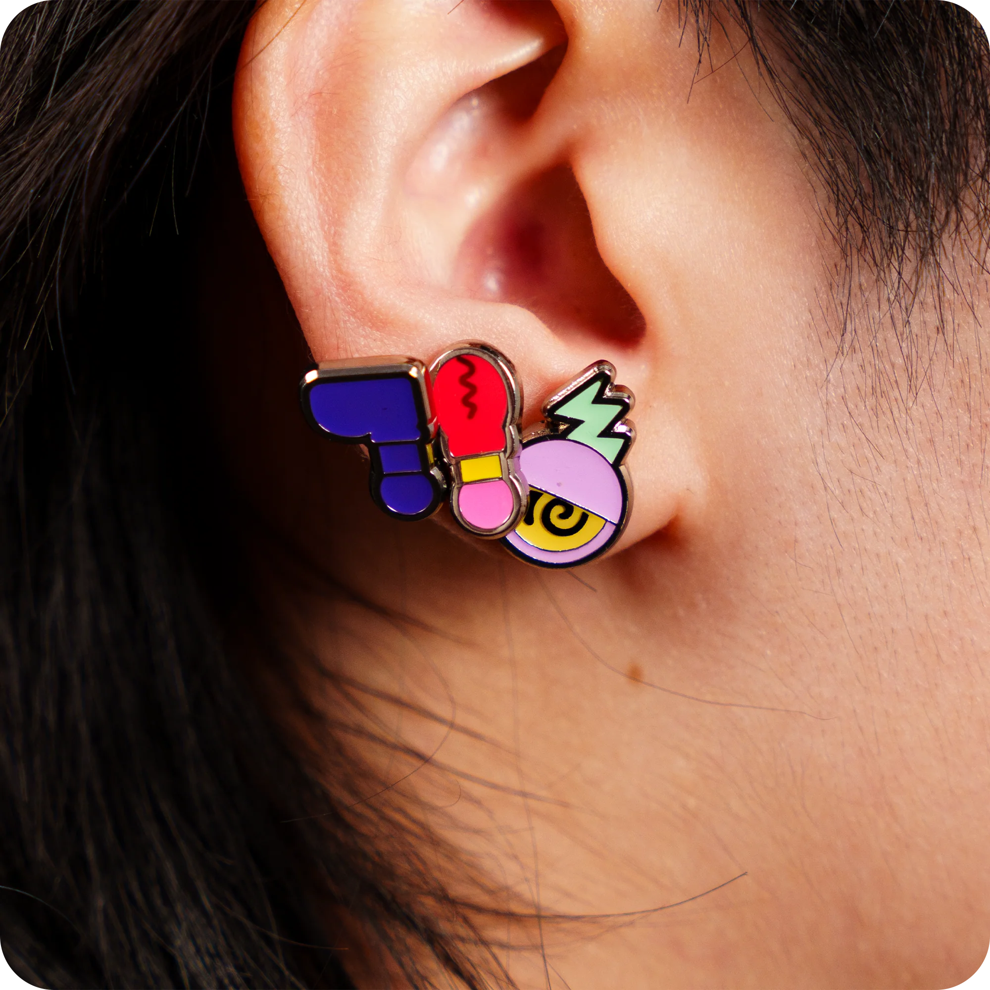 Digital Circus Earring Set - Image 3