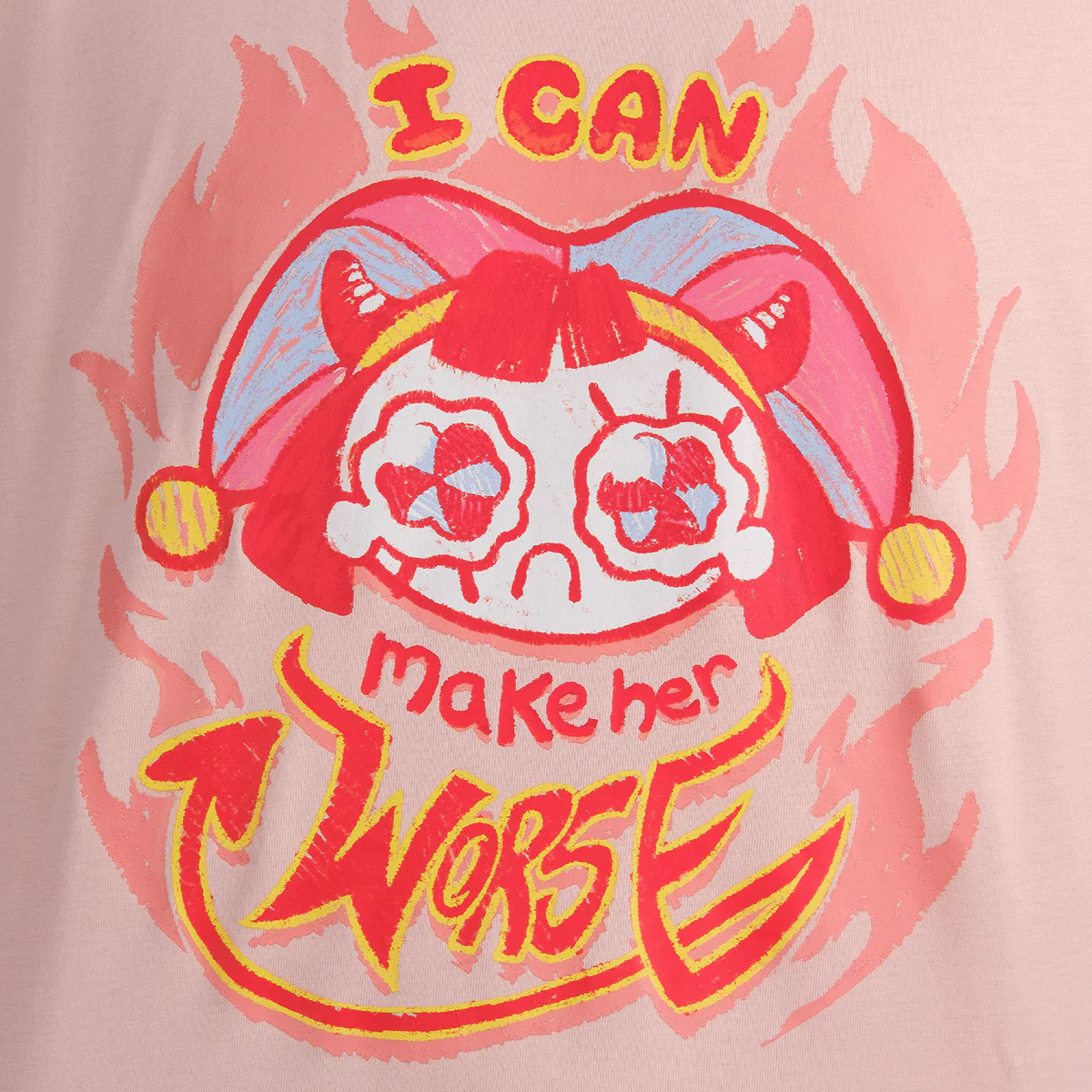 I Can Make Her Worse Pomni Shirt - Image 2